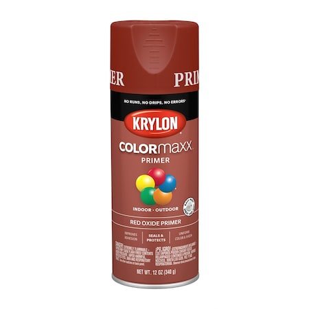 Krylon COLORmaxx Paint + Primer, Red Oxide Primer 5583